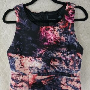 Cynthia Rowley SZ 8 Abstract Print Sleeveless Dress